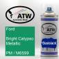 Preview: Ford, Bright Calypso Metallic, PM / M6599: 400ml Sprühdose, von ATW Autoteile West.